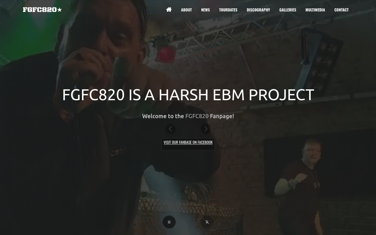 FGFC820 Fanpage geht online